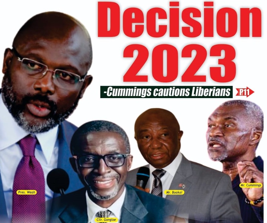 Decision 2023 Cummings cautions Liberians TLC Africa