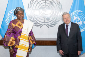 Permanent Representative of Liberia Presents Credentials to Secretary-General